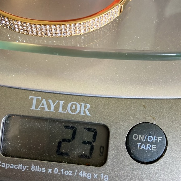 ♠️ KATE SPADE New York ♠️ Heavy Metals goldtone Pave hinged bangle bracelet EUC - Picture 12 of 12